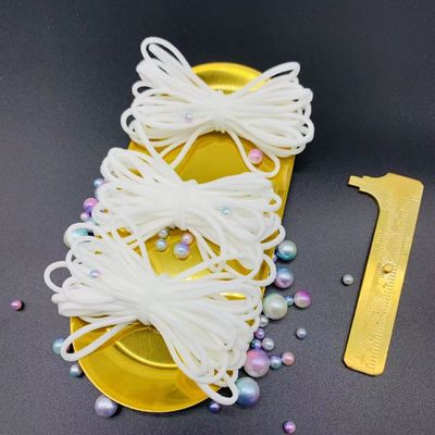 Spandex-Nylon ringsum elastisches Earloop-Seil-Schnur-Streichorchester nehmen 2.5mm 3mm 4mm 5mm 6mm auf