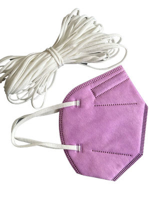 3.5MM 4.0MM 5.0MM elastisches Nylon oder Polyester Earloop-Ohr-Band