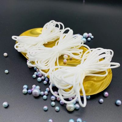 Chirurgische Masken-elastisches Ohr schlingt sich für Gesichtsmaske-weißes Ohr-Schleifen-Gummiband-Band 3mm