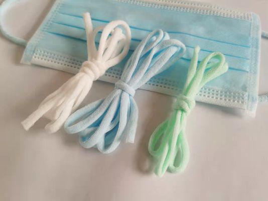 Materielles super weiches elastisches Band Earloop für medizinische Gesichtsmaske 3/16&quot; 5mm