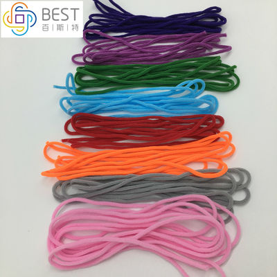 Gesichtsmaske-Farbgummibänder Earloop gurten 2.8mm 3mm