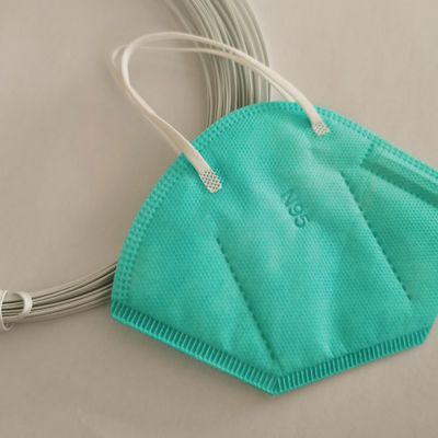 Zweikernnasen-Draht-Brücken-Plastik für Gesichtsmaske 3.5mm 5.0mm