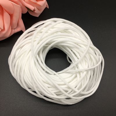 Medizinische Gesichtsmaske-Gummiband-Schnur und Polyester EarLoop Band des gewebten Materials Nylon-Spandex-Runde