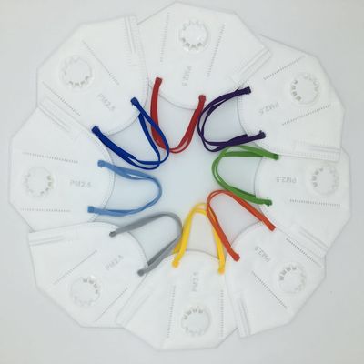 Wegwerf3ply gesichtsmaske-elastische Ohr-Schleifen-materielle bunte Ebene ringsum elastisches Seil