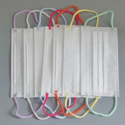 5mm flaches weiches elastisches Ohr schlingt Band-flaumige Gesichtsmaske-Zusätze 5mm 6mm