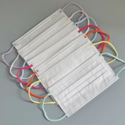 Der 3 Falten-Komfort-weiches elastisches Ohr schlingt Seil-weiche flache elastische Schnur bunte 6mm