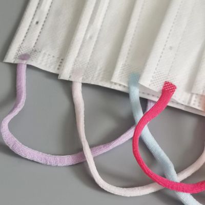 Dehnbares dünnes weiches elastisches Ohr schlingt Seil für Gesichtsmaske 5mm