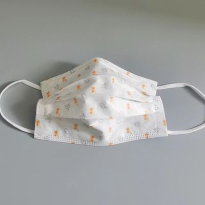 1/8&quot; sehr weiches elastisches Ohr schlingt weißes Abnutzungs-Band für 3 Falten-Kinderwegwerfgesichtsmaske