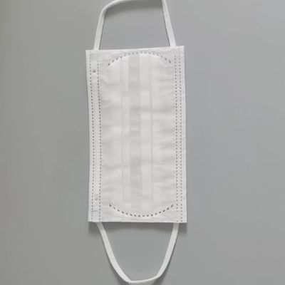 1/8&quot; sehr weiches elastisches Ohr schlingt weißes Abnutzungs-Band für 3 Falten-Kinderwegwerfgesichtsmaske