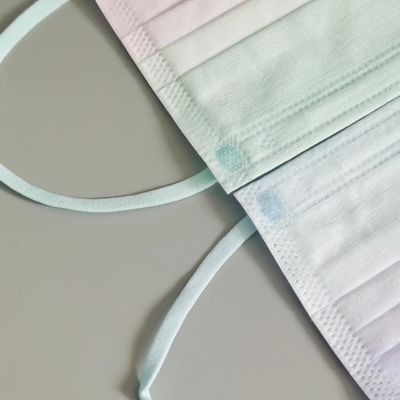Wegwerfgesichtsmaske-elastisches Ohr-Schleifen-Material färbte elastisches Band-Schnur 5.0mm