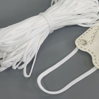 3.5mm weiches elastisches flaches Ohr schlingt elastische Schnur Band Earloop für Gesichtsmaske