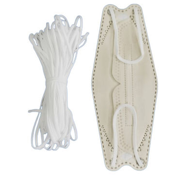 Gesichtsmaske flache elastische Schnur Earloop 1/8 Zoll Polyester 1/4 Zoll-5MM