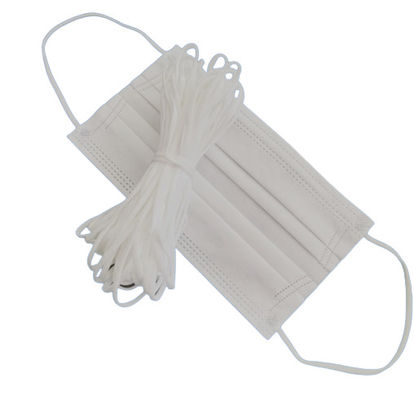 Gesichtsmaske flache elastische Schnur Earloop 1/8 Zoll Polyester 1/4 Zoll-5MM